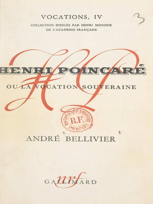 cover image of Henri Poincaré